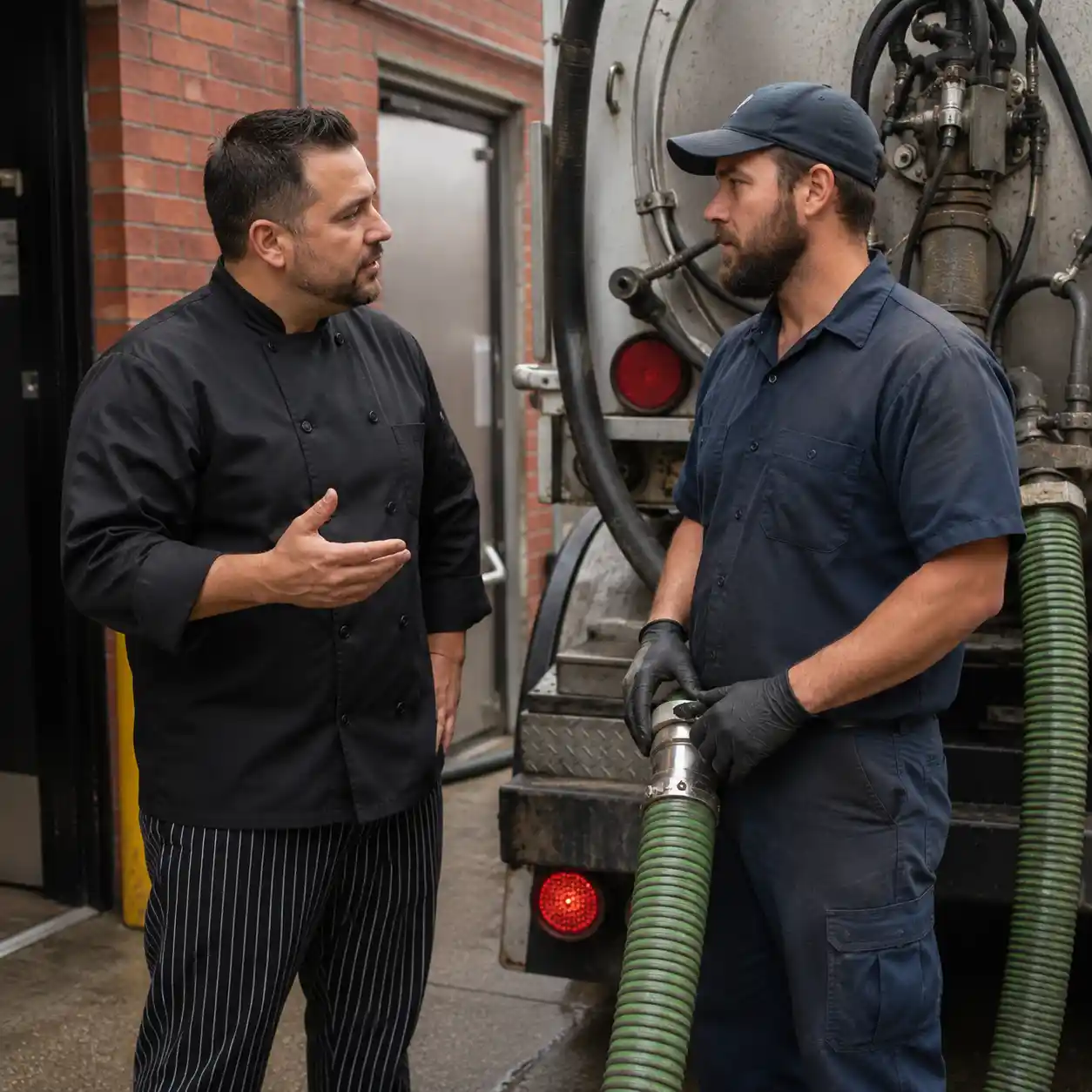 Commercial grease trap service consultation